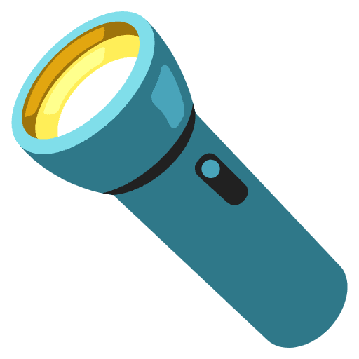 Flashlight Element from Noto Emojis Set