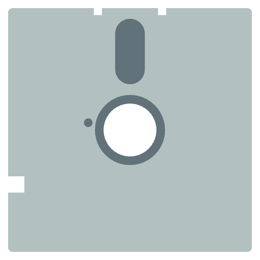 Floppydiskicon Element from EmojiTwo Colors Set