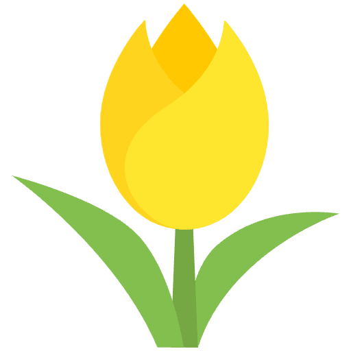 Flower Symbol Emoji from EmojiTwo Colors Set