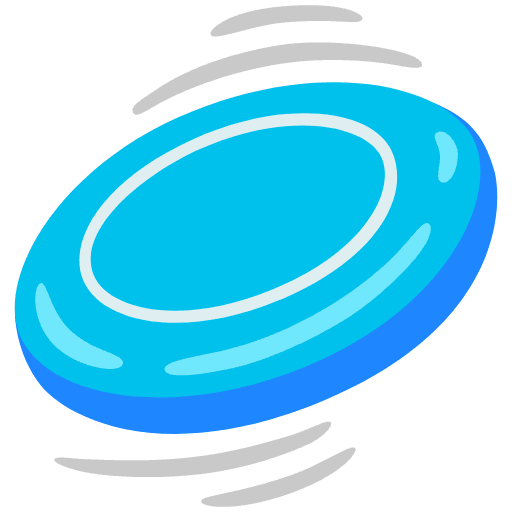 Flying Disc Emoji from Noto Emoji Set
