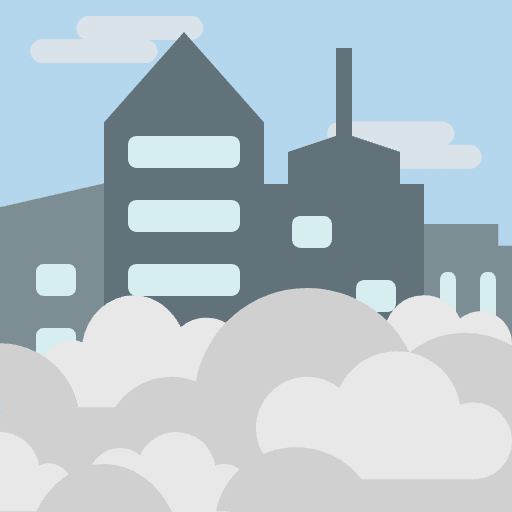 Foggy Element from EmojiTwo Colors Set