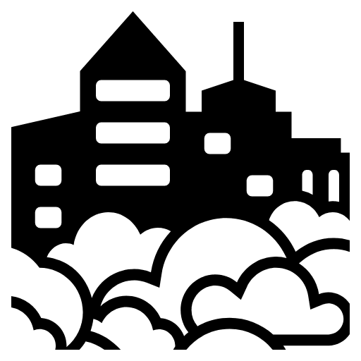 Foggy Emoji from EmojiTwo Black Set