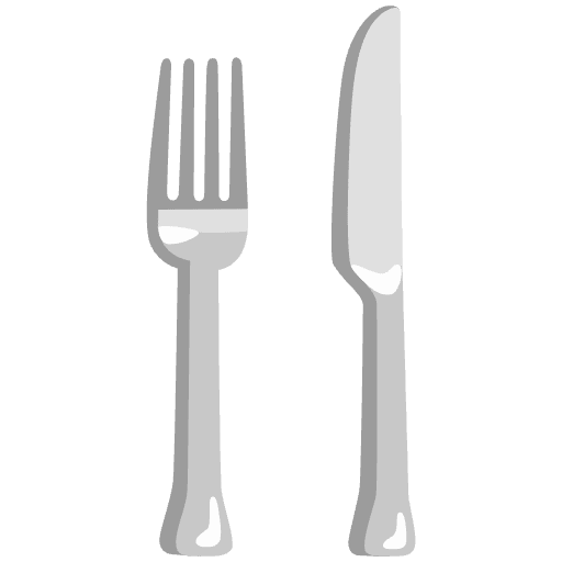 Fork And Knife Element from Noto Emojis Set