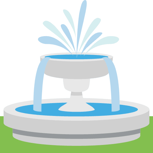 Fountain Emoji from EmojiTwo Colors Set