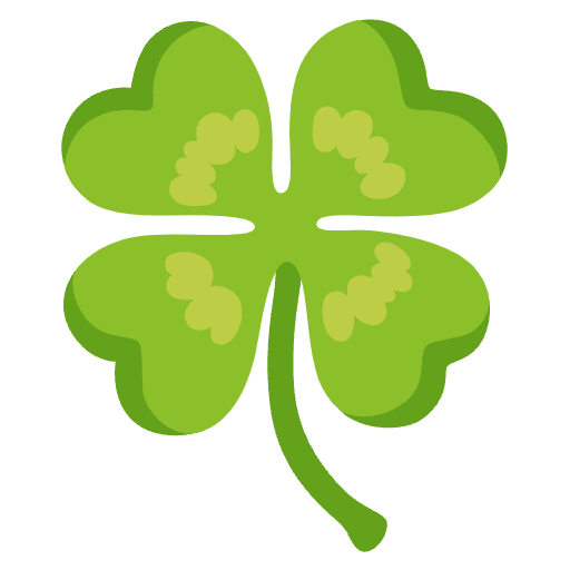 Four Leaf Clover Emoji from Noto Emojis Set