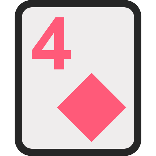 Four Of Diamonds Element from EmojiTwo Colors Set