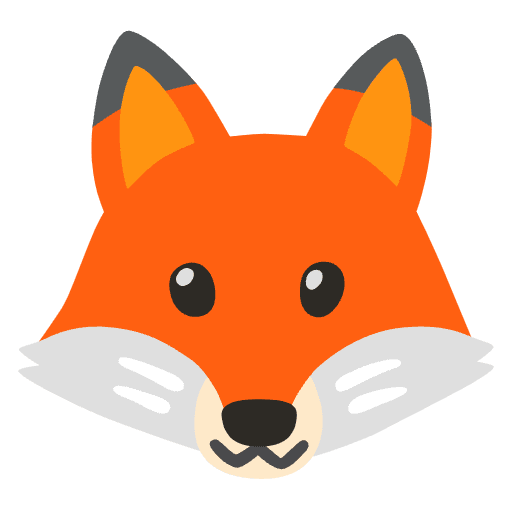 Fox Emoji from Noto Emoji Set