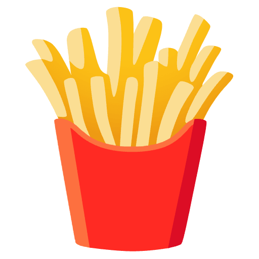 French Fries Emoji from Noto Emojis Set