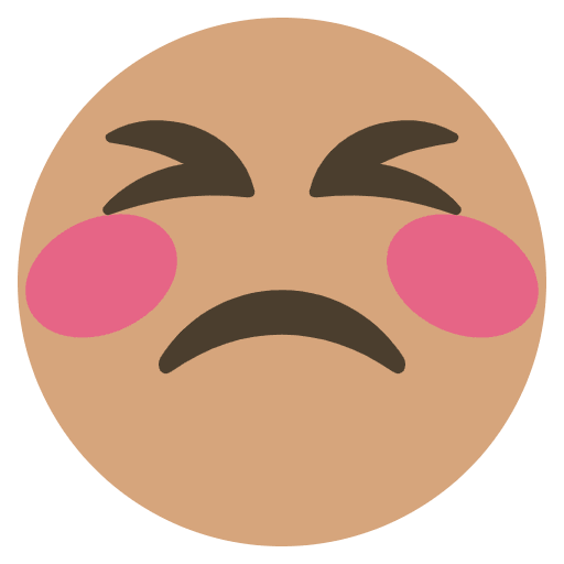 Frustrated Emoji Emoji from EmojiTwo Colors Set