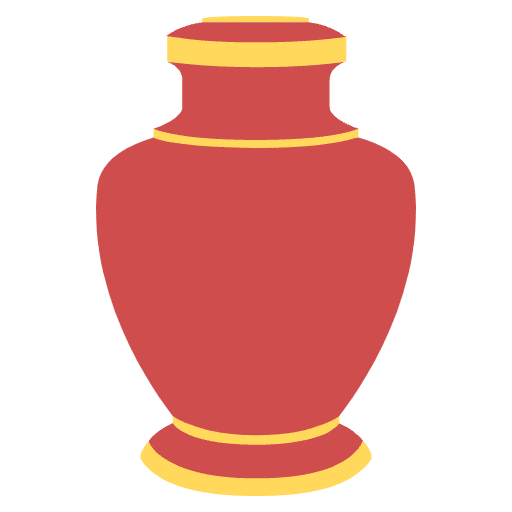Funeral Urn Element from EmojiTwo Colors Set