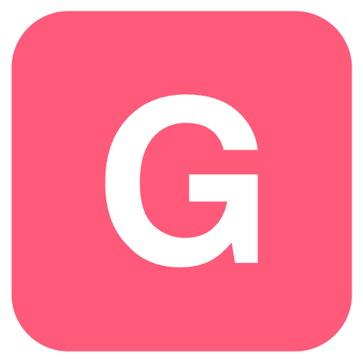 G Icon Emoji from EmojiTwo Colors Set