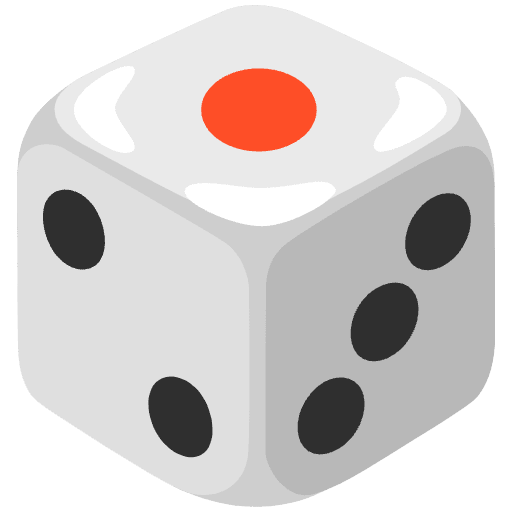 Game Die Emoji from Noto Emoji Set
