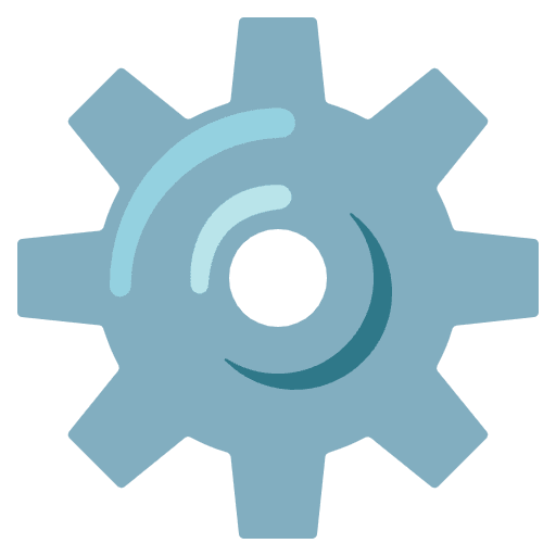 Gear Emoji from Noto Emojis Set