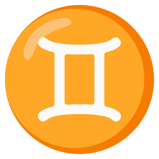 Gemini Emoji from Noto Emojis Set
