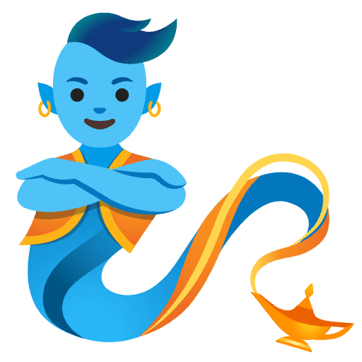 Genie Element from Noto Emojis Set