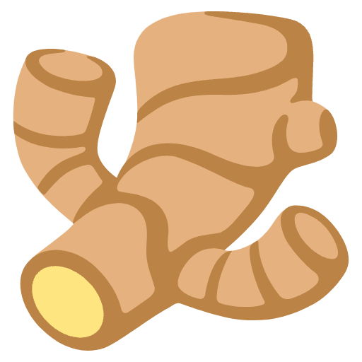 Ginger Root Emoji from Noto Emojis Set