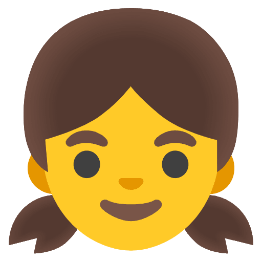 Girl Emoji from Noto Emojis Set
