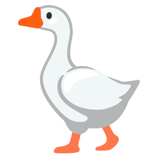 Goose Element from Noto Emojis Set