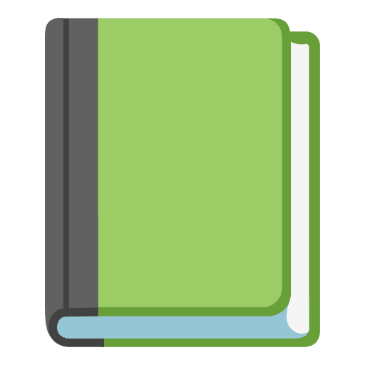 Green Book Emoji from Noto Emojis Set