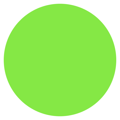 Green Circle Emoji from EmojiTwo Colors Set