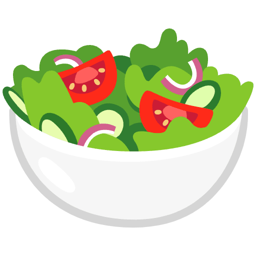 Green Salad Element from Noto Emojis Set