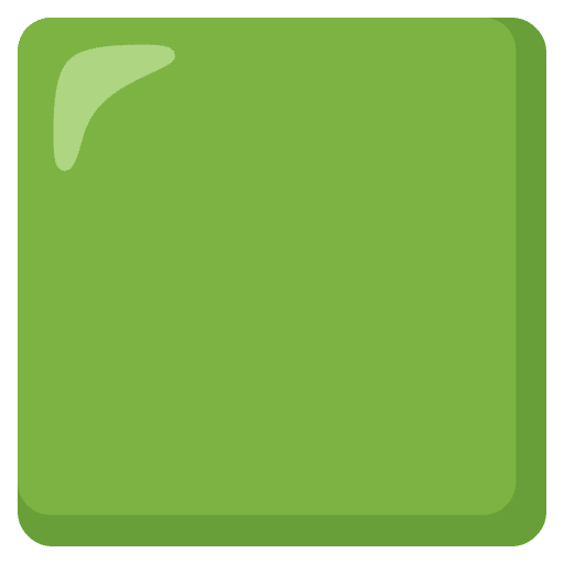 Green Square Element from Noto Emojis Set
