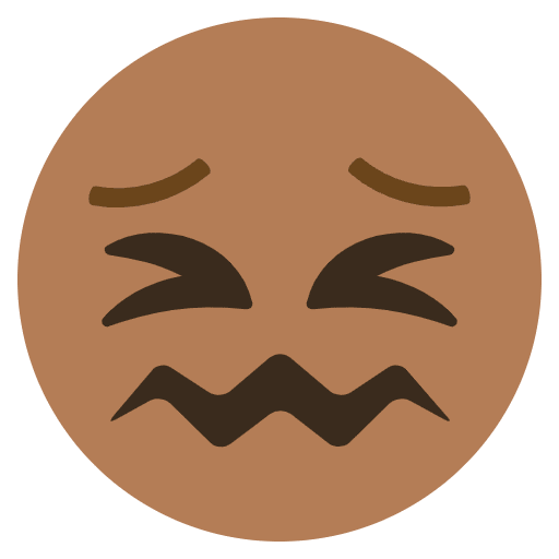 Grimaceemoji Emoji from EmojiTwo Colors Set