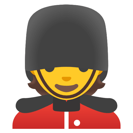 Guard Emoji from Noto Emojis Set