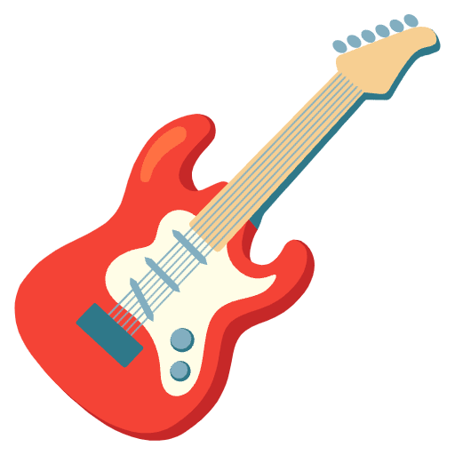 Guitar Emoji from Noto Emojis Set