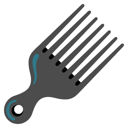 Hair Pick Emoji from Noto Emoji Set
