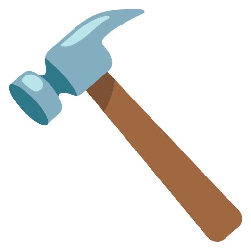 Hammer Element from Noto Emojis Set