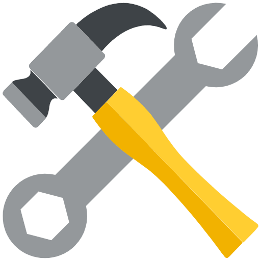 Hammer And Wrench Element from EmojiTwo Colors Set