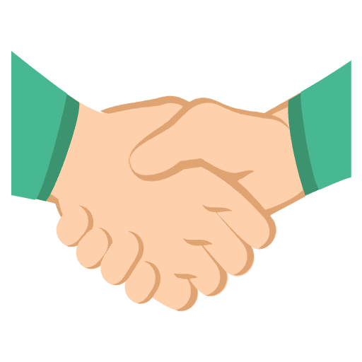Handshake Medium Light Skin Tone Emoji from EmojiTwo Colors Set