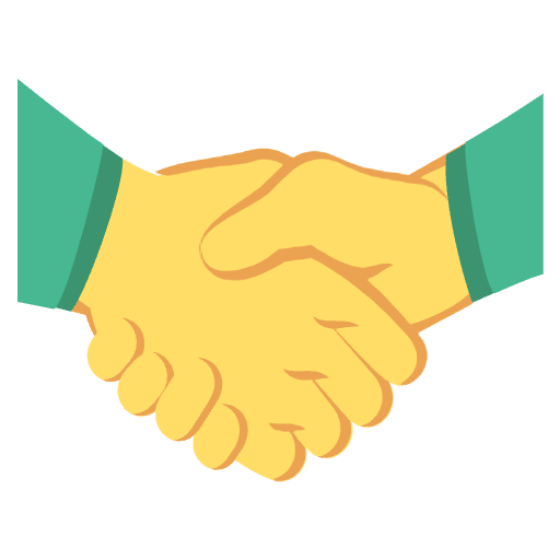Handshake Emoji from EmojiTwo Colors Set