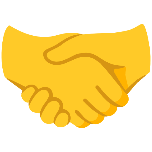 Handshake Emoji from Noto Emojis Set