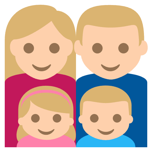 Happy Family Element from EmojiTwo Colors Set