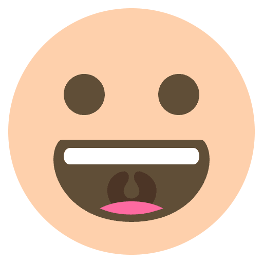 Happy Mustache Emoji Emoji from EmojiTwo Colors Set