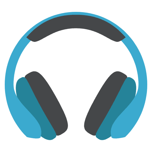 Headphone Emoji from EmojiTwo Colors Set