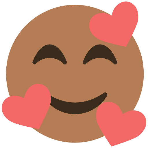 Heart Eyes Emoji Emoji from EmojiTwo Colors Set
