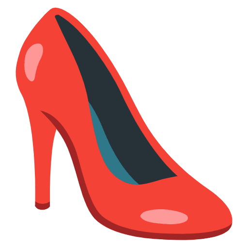 High Heeled Shoe Element from Noto Emojis Set