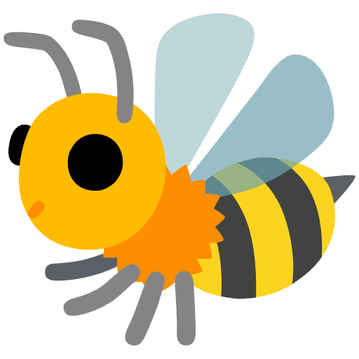 Honeybee Emoji from Noto Emojis Set