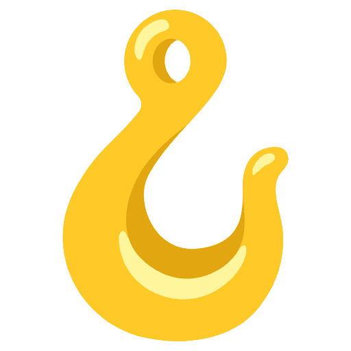 Hook Emoji from Noto Emojis Set