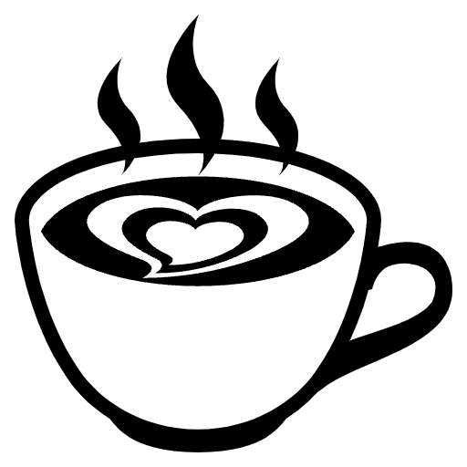 Hot Beverage Emoji from EmojiTwo Black Set