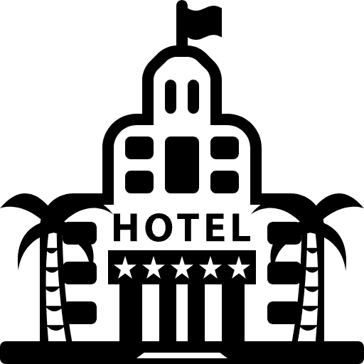 Hotel Element from EmojiTwo Black Set