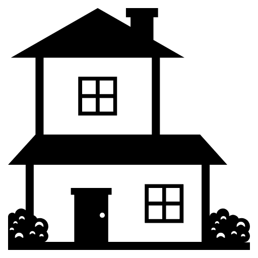 House Emoji from EmojiTwo Black Set