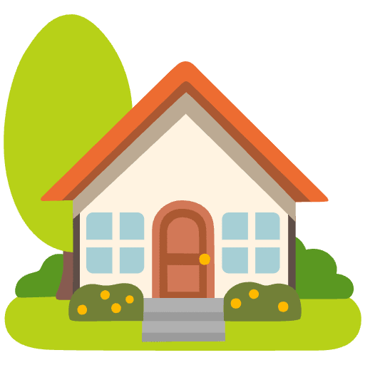 House With Garden Emoji from Noto Emojis Set