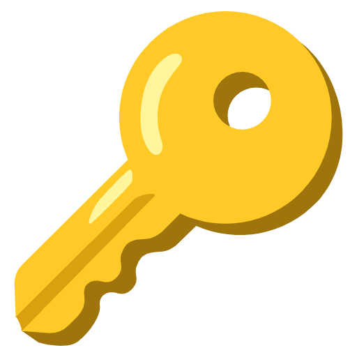 Key Emoji from Noto Emojis Set
