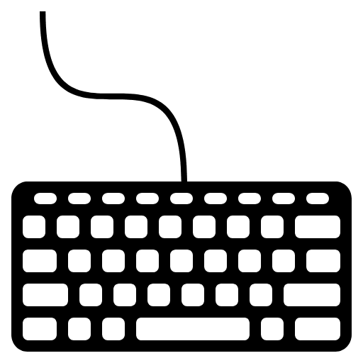 Keyboard Emoji from EmojiTwo Black Set