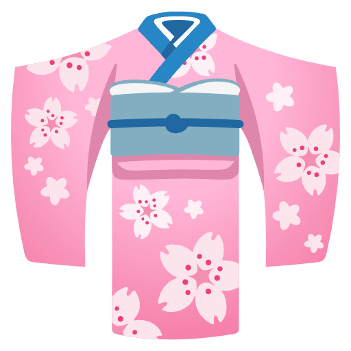 Kimono Emoji from Noto Emojis Set