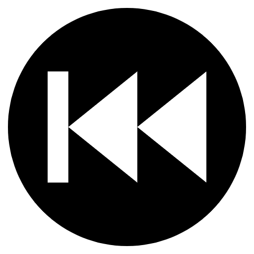 Last Track Button Emoji from EmojiTwo Black Set